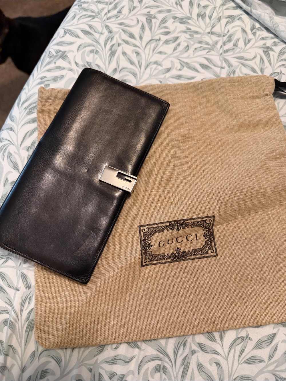 Vintage Gucci Tom Ford Black Leather Wallet - Picture 2 of 4